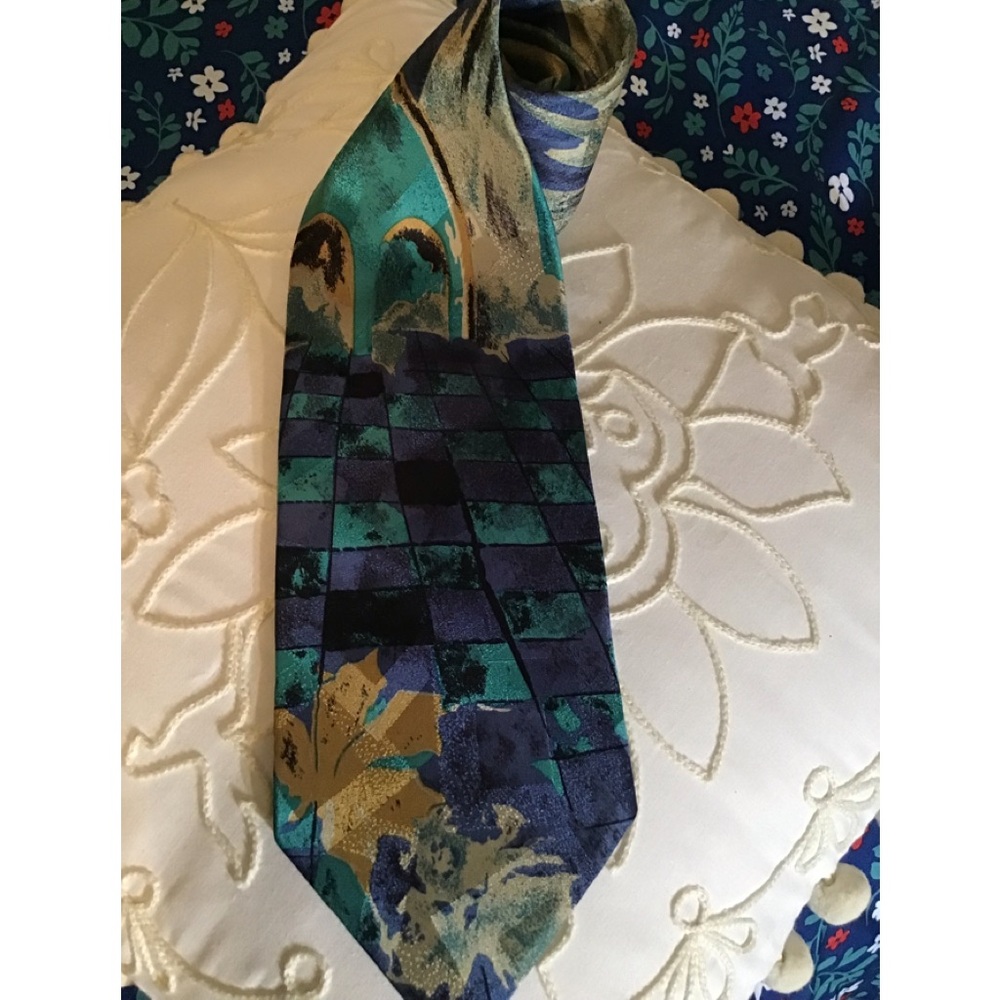Men’s silk tie hand made in Italy